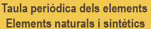 Taula peri&ograve;dica dels elements